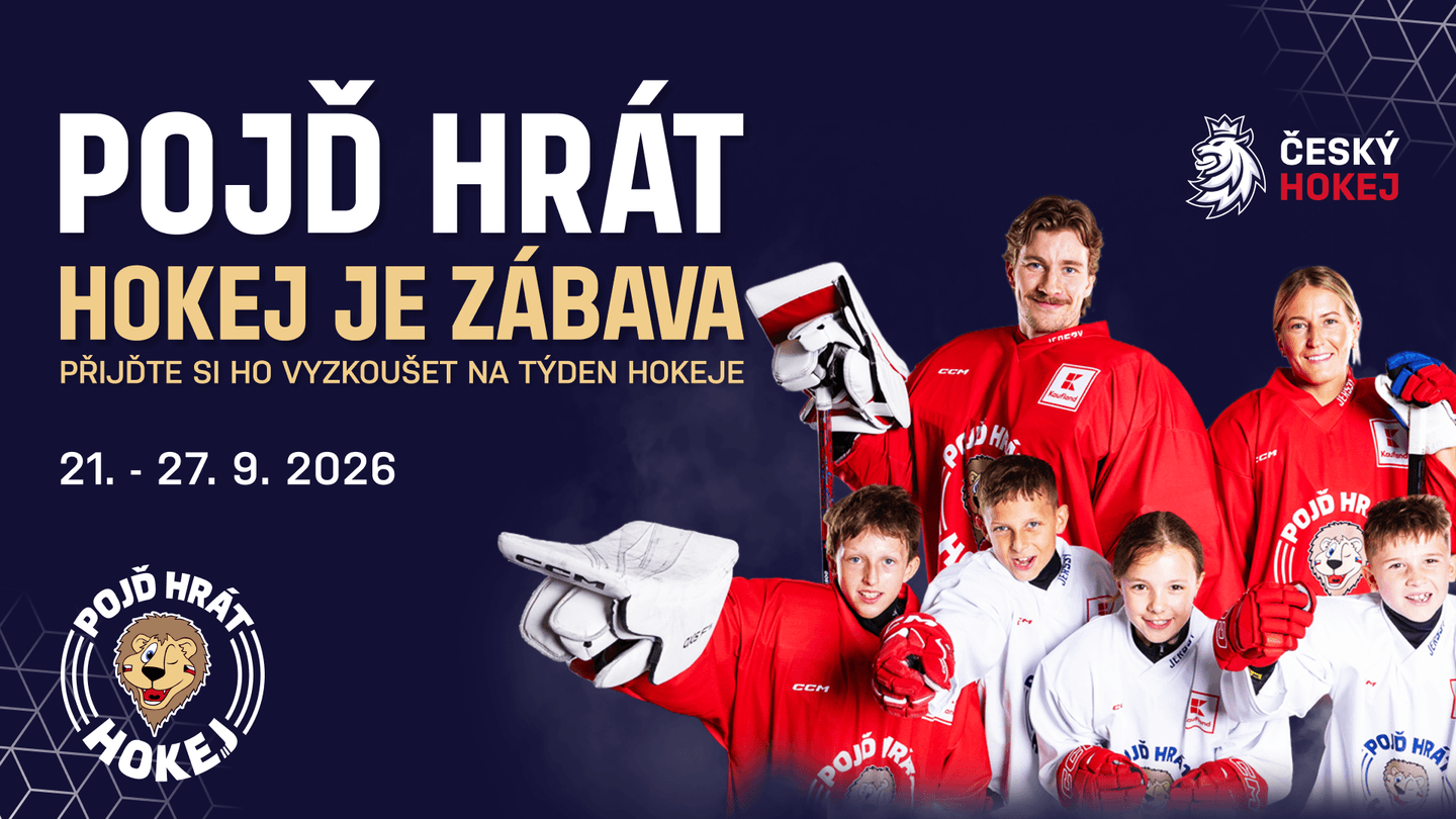 Pojď hrát hokej! Týden hokeje se blíží!