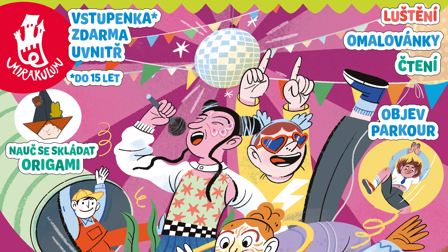 Dubnová Mateřídouška přináší spoustu super zábavy a DÁREK - vstupenku do parku MIRAKULUM