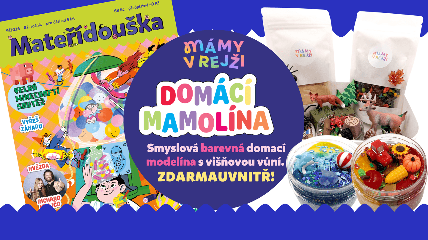 Mateřídouška přináší v září super dárek pro všechny tvořivé děti