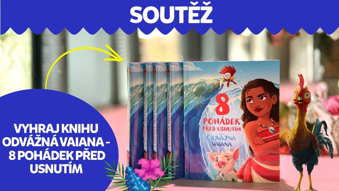 Soutěž s Odvážnou Vaianou o knížku pohádek