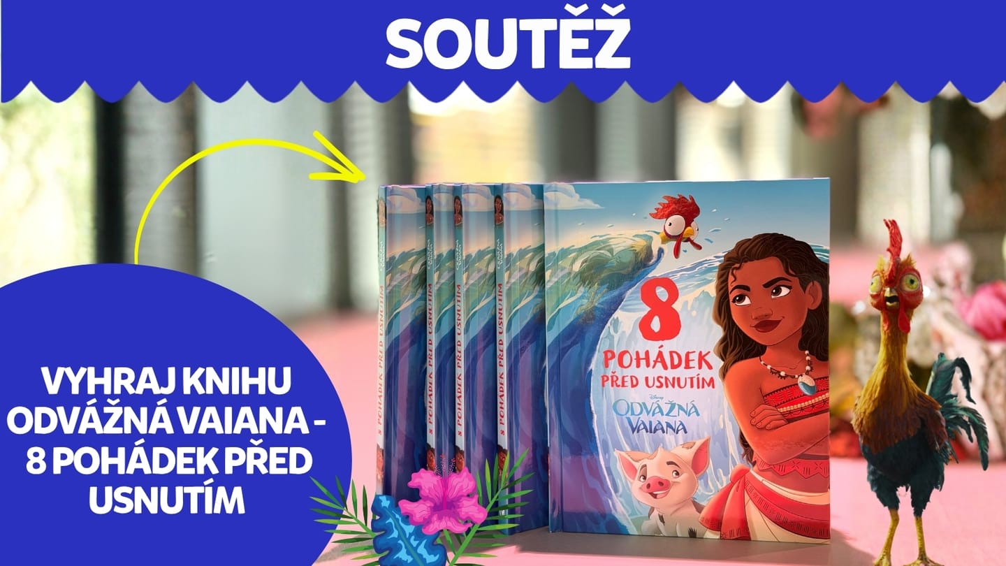 Soutěž s Odvážnou Vaianou o knížku pohádek
