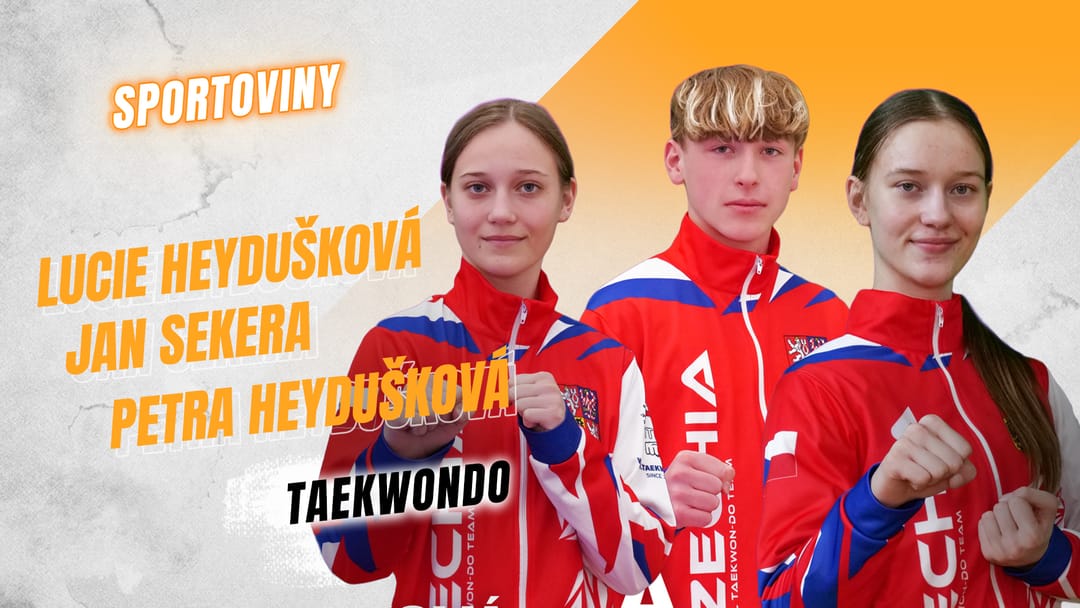 Petra Heydušková, Lucie Heydušková, Jan Sekera - TAEKWON-DO ITF - Sportoviny