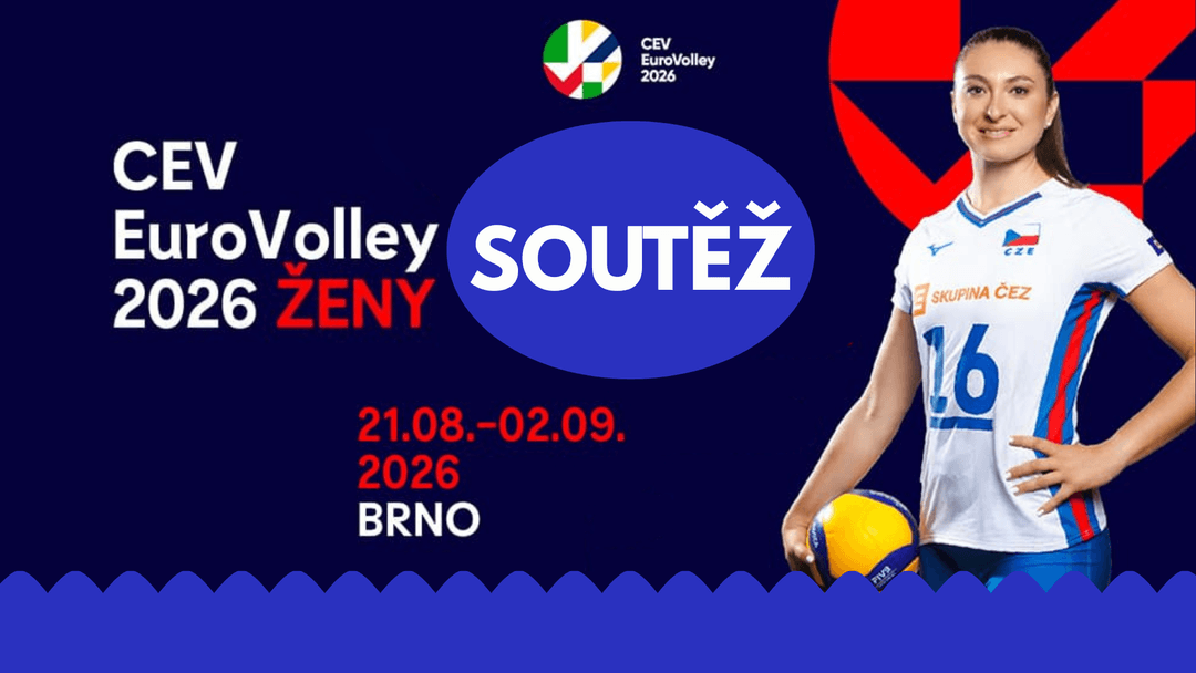 Soutěž o vstupenky na Evropský šampionát CEV EuroVolley 2026 Žen v Brně