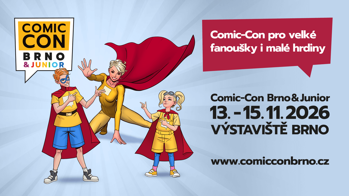 Mateřídouška zve všechny fanoušky na Comic-Con Brno & Junior 