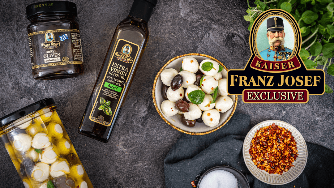 Marinované minimozzarelly s olivami kalamata od Franz Josef Kaiser