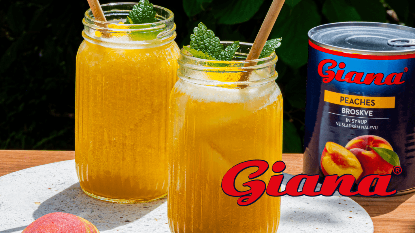 Broskvová limonáda od Giana