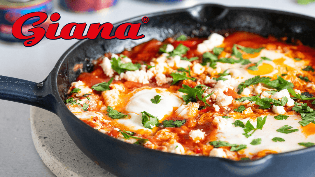 Shakshuka s rajčaty od značky Giana